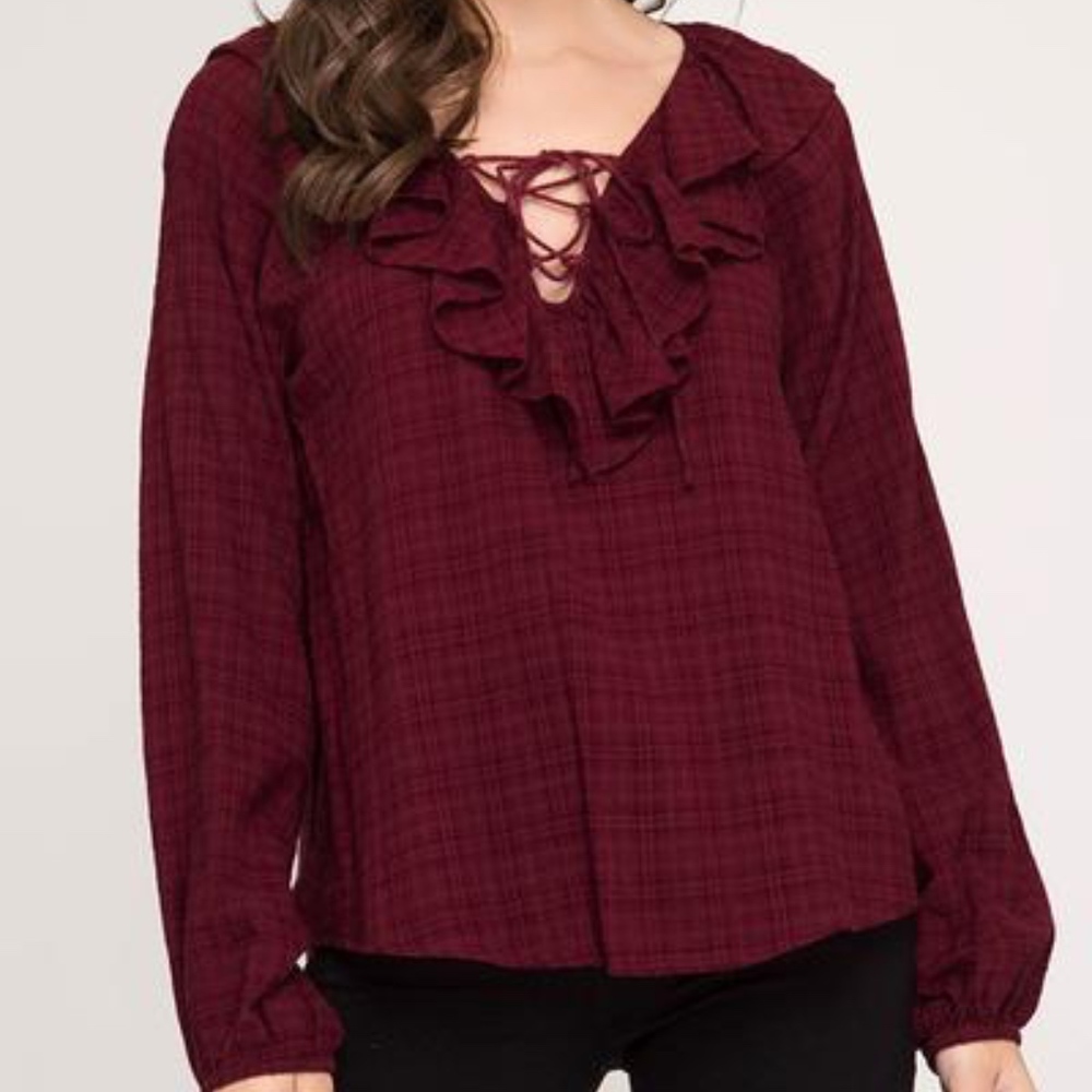 Lana Lace V-Neck Top